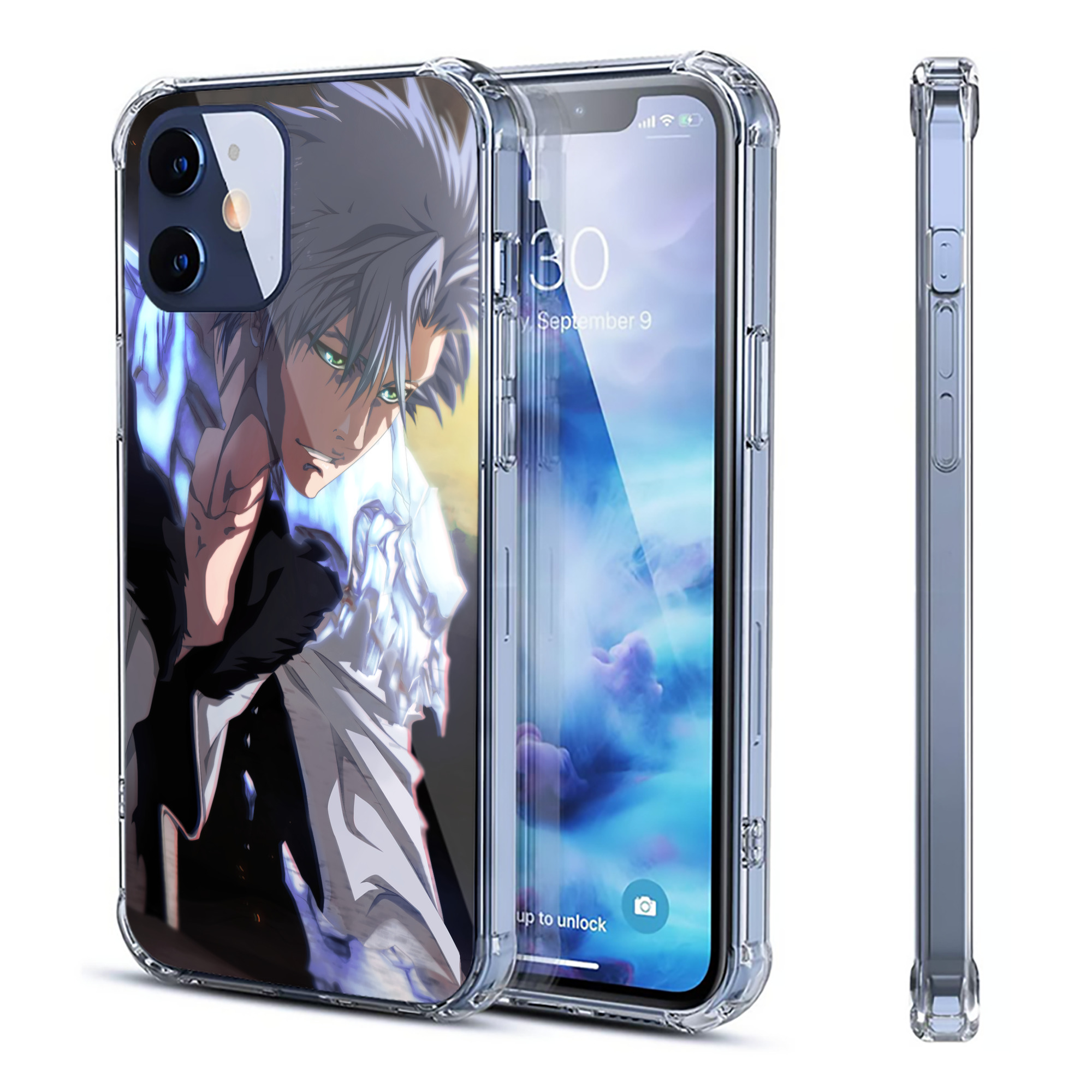 （画像用） ブリーチ BLEACH 【iPhone 12シリーズ対応】透明スマホケース（クリアソフトケース）